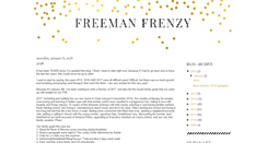 Desktop Screenshot of freemanfrenzy.com